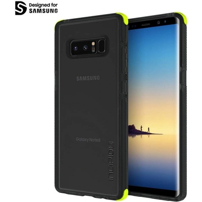 Incipio Reprieve Case - удароустойчив хибриден кейс за Samsung Galaxy Note 8 (черен-жълт)