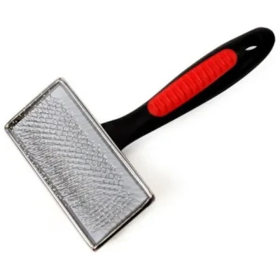 Camon Slicker brushes with steel pins XL - Четка за финно разресване на кучета, 11/7 см
