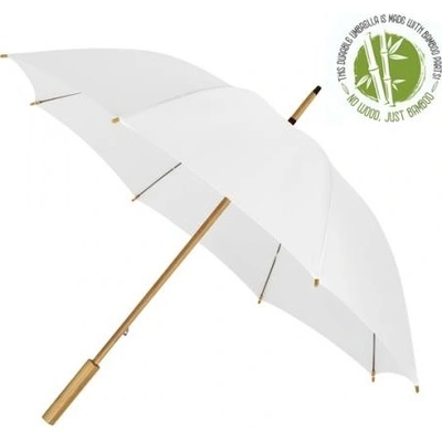 Impliva Bamboo eco deštník holový ekologický bílý
