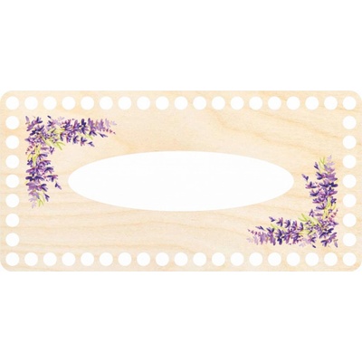 Dřevěný svět online Víko na kapesníky /Provence obdélník 24x12 cm – Sleviste.cz