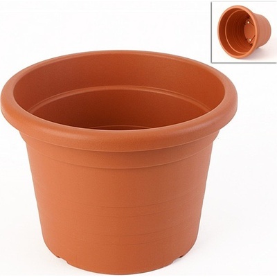 Veca vaso Cilindro 30 XH 21 cm color: terracotta