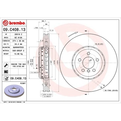 BREMBO 09.C408.13
