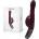 Вибратор тип заек, въртяща се глава и перли- 21, 5см. - Titanz Vibrator Red (NMC0002471)