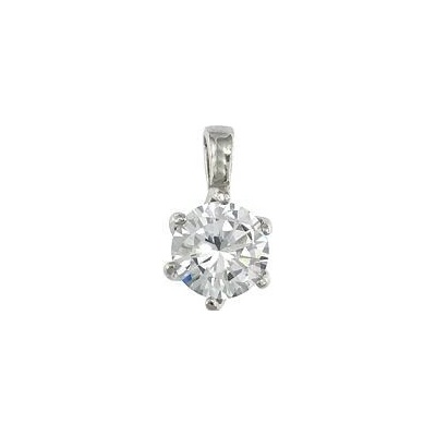 Infinitysilver Stříbrný přívěsek s kulatým zirkonem 446402