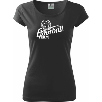 Florbal team Pure dámske tričko Čierna