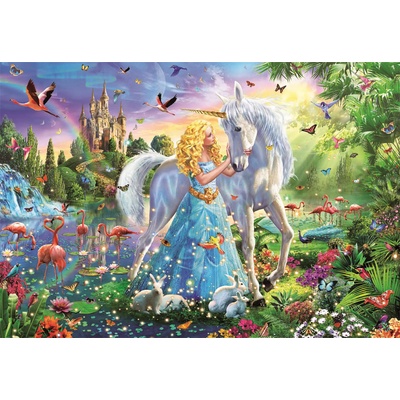 Educa - Puzzle The princess and the unicorn - 1 000 piese