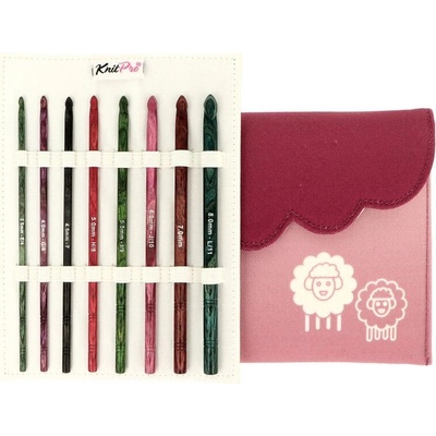 Sada háčků KnitPro - Dreamz dřevěné 15cm