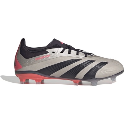 Adidas Детски футболни бутонки Adidas Predator 24 Elite Children Firm Ground Football Boots - Silver/Black