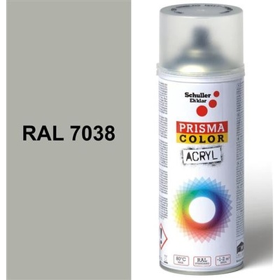Sprej myší sivý lesklý 400ml, odtieň RAL 7005 farba myší sivá lesklá, Schuller Ehklar, barvy ve spreji PRISMA COLOR 91349