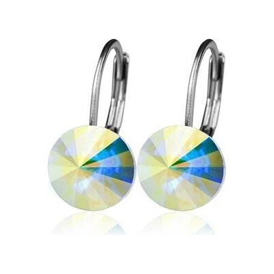 Nubis ocelové náušnice s krystaly Swarovski AB NBS08-AB