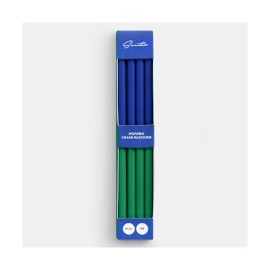 Sentio Моливи Color Blocking Blue-Green HB 4 броя