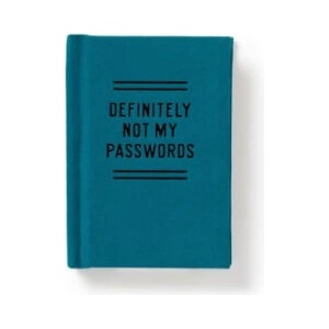 Definitely Not My Passwords - Password Diary | Brass Monkey, Galison (2024)