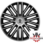 Sparco Тасове за джанти 16'' Sparco BERGAMO / SPC1685SVBK (56377)