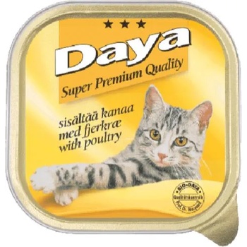 Daya - Месо от птици, пастет, пълноценна храна за котки, подходяща за ежедневна употреба, Германия - 100 гр