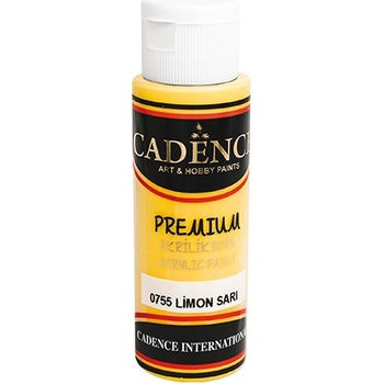 Akrylové barvy Cadence Premium žlutá