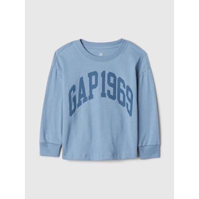 GAP Baby tričko Brannan Bear s logom Modrá