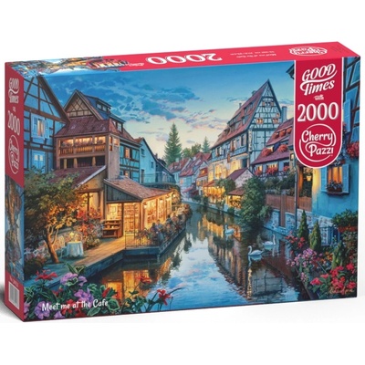Cherry Pazzi Пъзел Cherry Pazzi от 2000 части - Разходка край канала (50033)