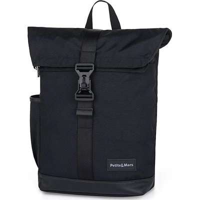 PETITE&MARS Batoh Jackob Absolute Black – Zboží Dáma
