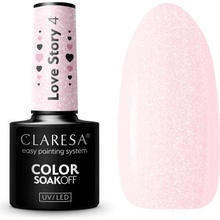 Claresa gel lak Love Story 4 Růžová 5 ml