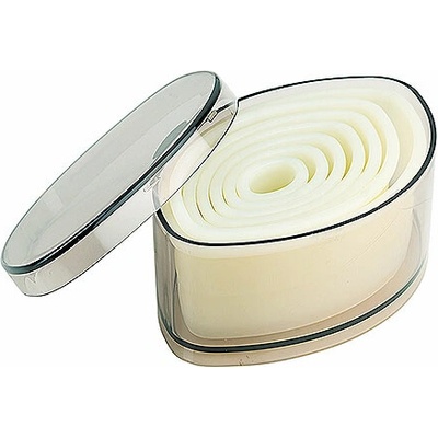 CONTACTO Vykrajovačky plastové, ovál priemer 20x10 - 110x65 mm, sada 7 kusov | CONTACTO, 1226/007