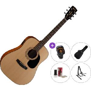 Cort AD810E Premium SET Open Pore Електро-акустична китара Дреднаут