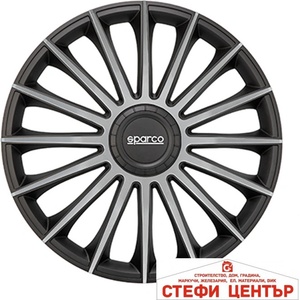 Sparco Тасове за джанти 15'' Sparco TREVISO / SPC1593BKSV (56384) - steficenter