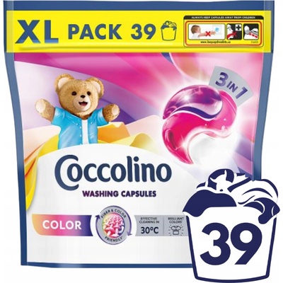 Coccolino Color 3v1 prací kapsle 39 PD