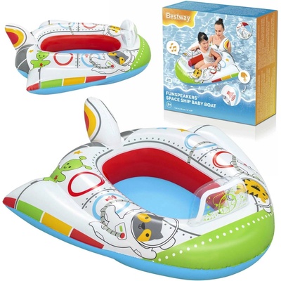 Bestway FUNSPEAKERS SPACE SHIP Detský čln biela