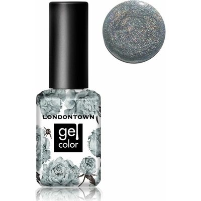 LONDONTOWN Gel Nice and Icy gélový lak na nechty holografická platina 12 ml