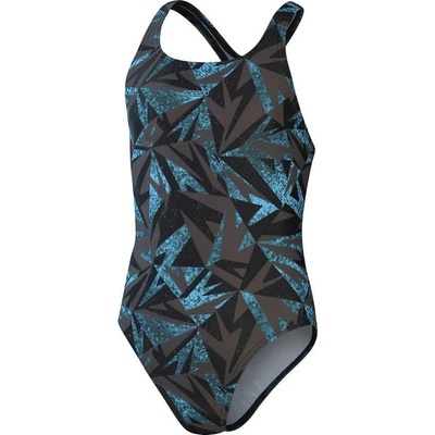 Speedo Hyper Boom Allover Medalist Girl Black/Bolt/Dove Grey...