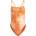 Adidas Бански костюм Adidas Women's All Over Print One Piece Swimsuit - Orange