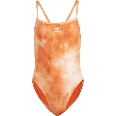 Adidas Бански костюм Adidas Women's All Over Print One Piece Swimsuit - Orange