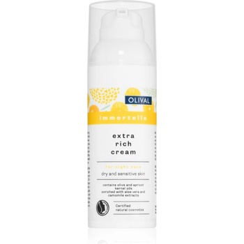 Olival Immortelle Extra Rich Cream нощен подхранващ крем за чувствителна и суха кожа 50ml