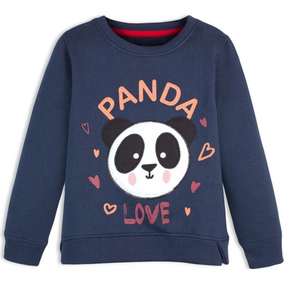 Lemon Beret Panda dievčenská mikina modrá