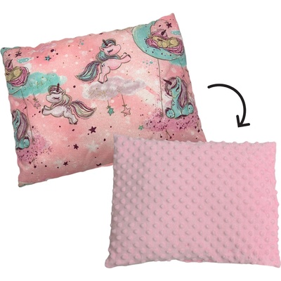 Intermedic SK vankúš Unicorn/minky ružová 40x30