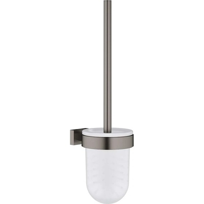 GROHE Essentials Cube WC kefa nástenná verzia kartáčovaný tmavý grafit 40513AL1