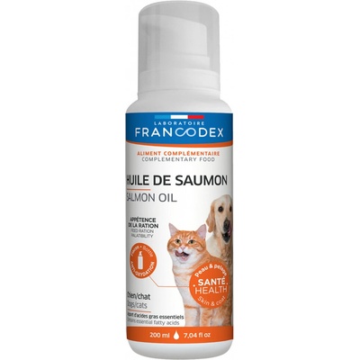 Francodex Lososový olej pes kočka 200 ml