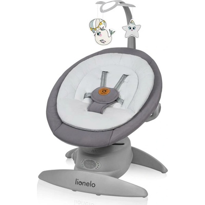 Lionelo dětské houpátko s melodií MELL Grey Stone