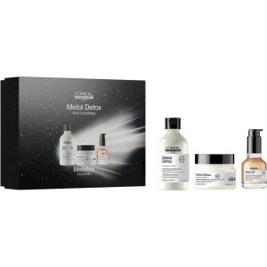 L'Oréal L'Oréal Professionnel Metal Detox Комплект - Шампоан, Маска и Олио, 300 + 250 + 50 ml - ozone
