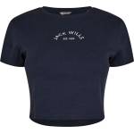Jack Wills Бебешка тениска Jack Wills Cropped Baby Tee Ladies - Navy