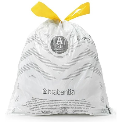 Brabantia Торба за кош Brabantia PerfectFit Sort&Go/Touch размер A, 3L, 40 броя, пакет (1005560)
