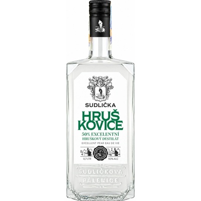 Sudlička Hruškovice 50% 0,7 l (holá láhev)