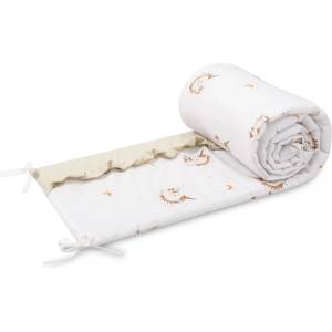  Обиколник за бебешко легло Unicorn Beige 180х30 Sensillo