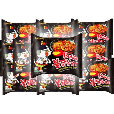 Samyang Buldak Ramen Buldak balíček Hot Chicken 10 x 140 g