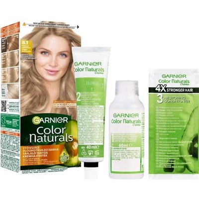 Garnier Color Naturals Créme дълготрайна подхранваща крем-боя за коса 40 ml нюанс 8.1 Natural Light Ash Blond за жени