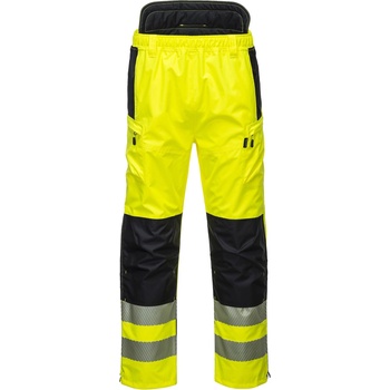 Portwest hi-vis extreme pw342 / Светлоотразителни водоустойчиви панталони - hv жълто/черно xxl (pw342ybrxxl)
