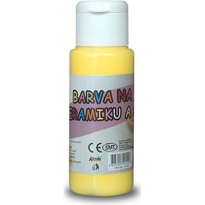 Creatoys akrylová barva na sklo a keramiku 60 ml žlutá – Zboží Dáma