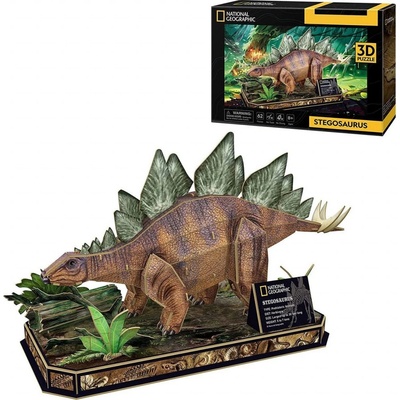CubicFun 3D puzzle National Geographic: Stegosaurus 62 ks