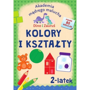 Akademia Mądrego Malucha. Dino i Zauruś 2-latek KOLORY I KSZTAŁTY | Matyka Emilia (2024)