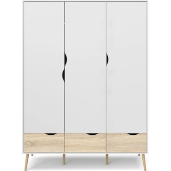 Tvilum Бял гардероб 147x200 cm Oslo - Tvilum (75468P49ak)